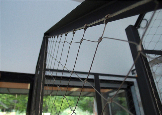 316 Grade Stainless Rope Mesh Railing Fillings For Bridge Safety
